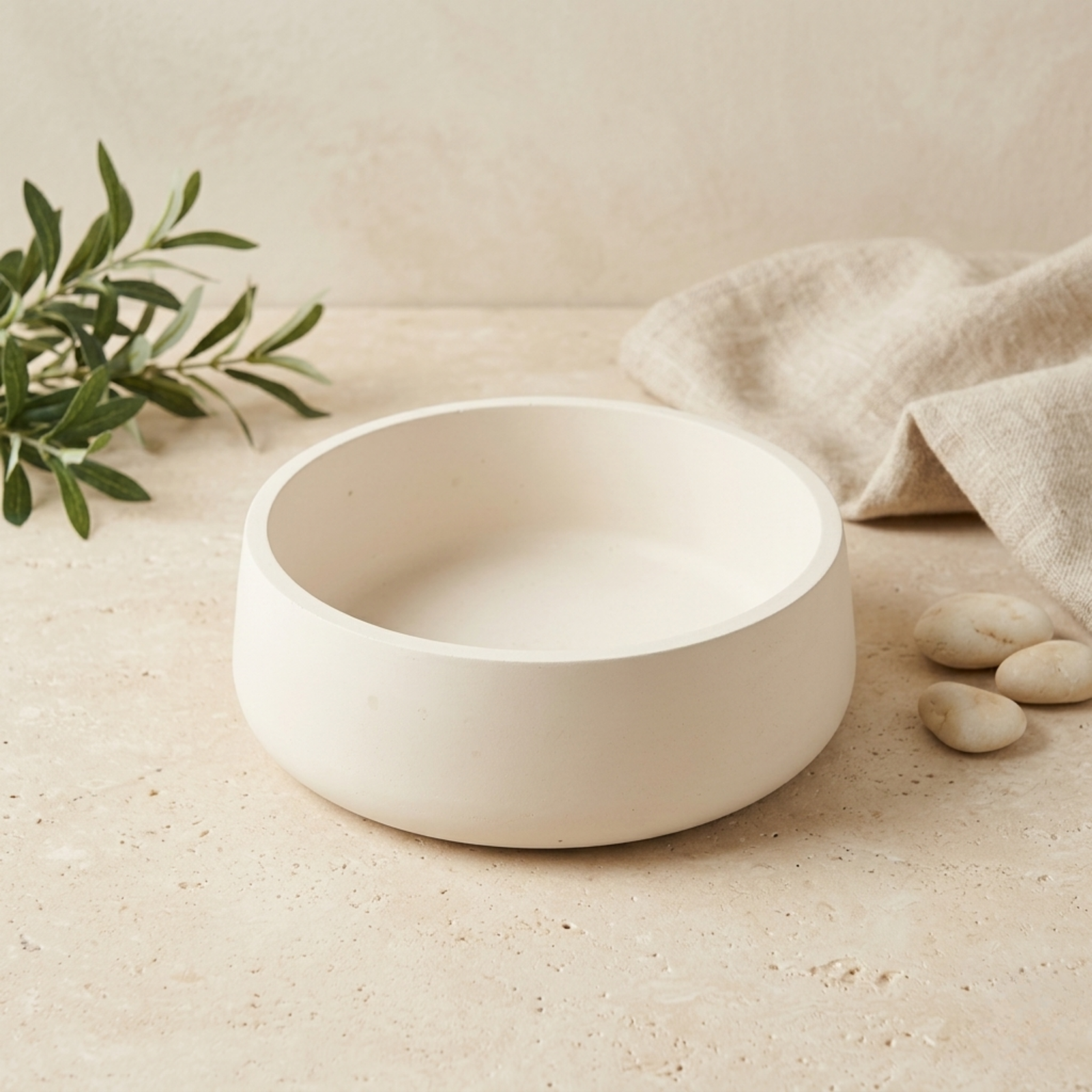 Concrete Round Bowl