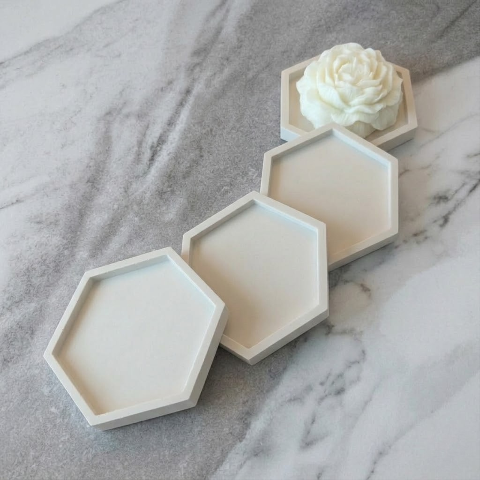 Hexagon Coasters view 2