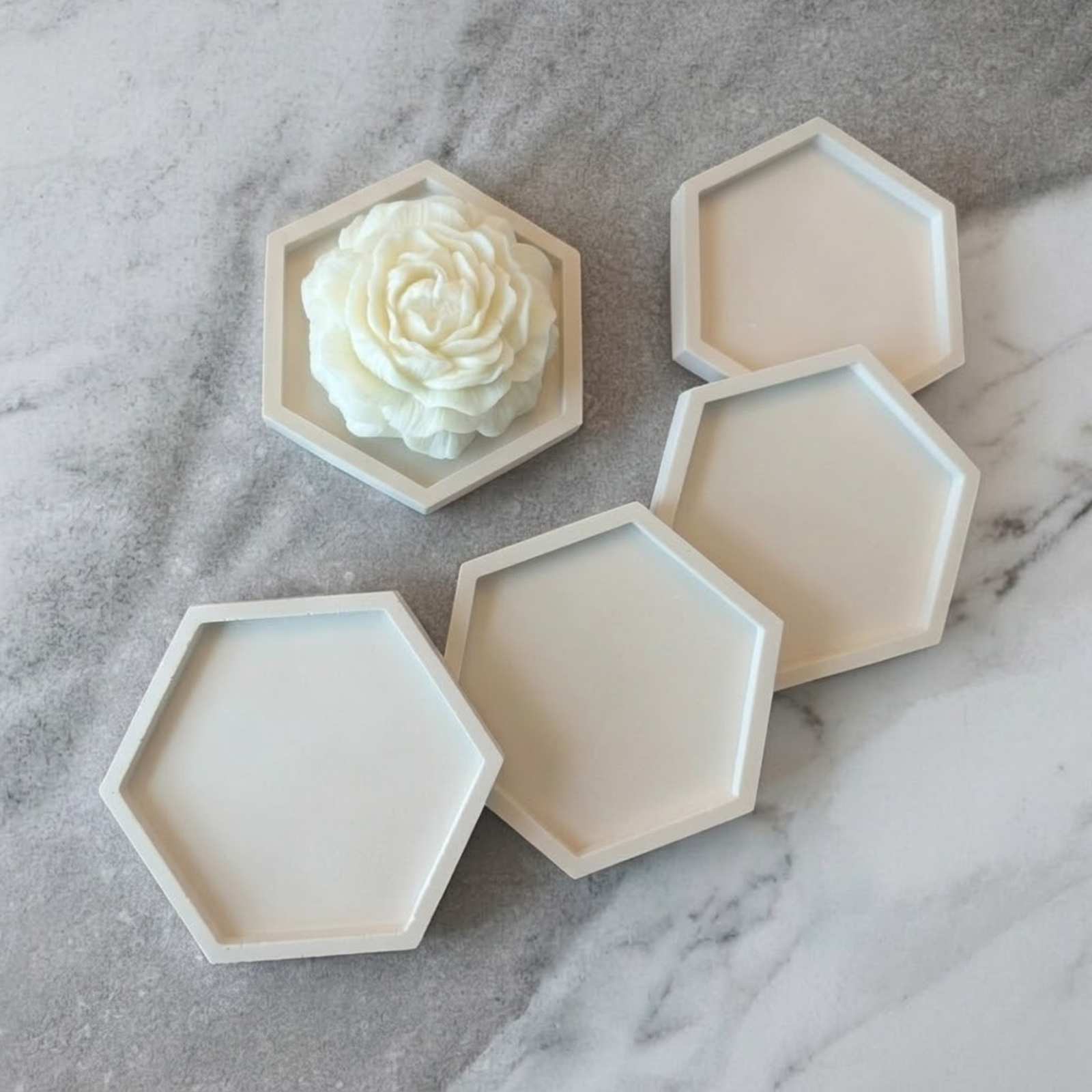 Hexagon Coasters view 3