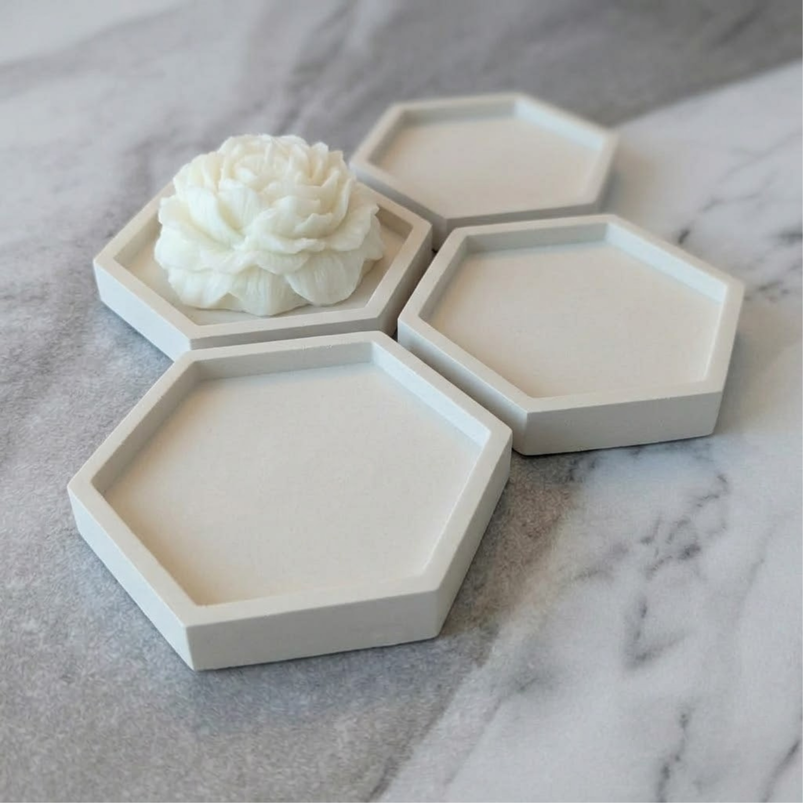 Hexagon Coasters - Set of 4