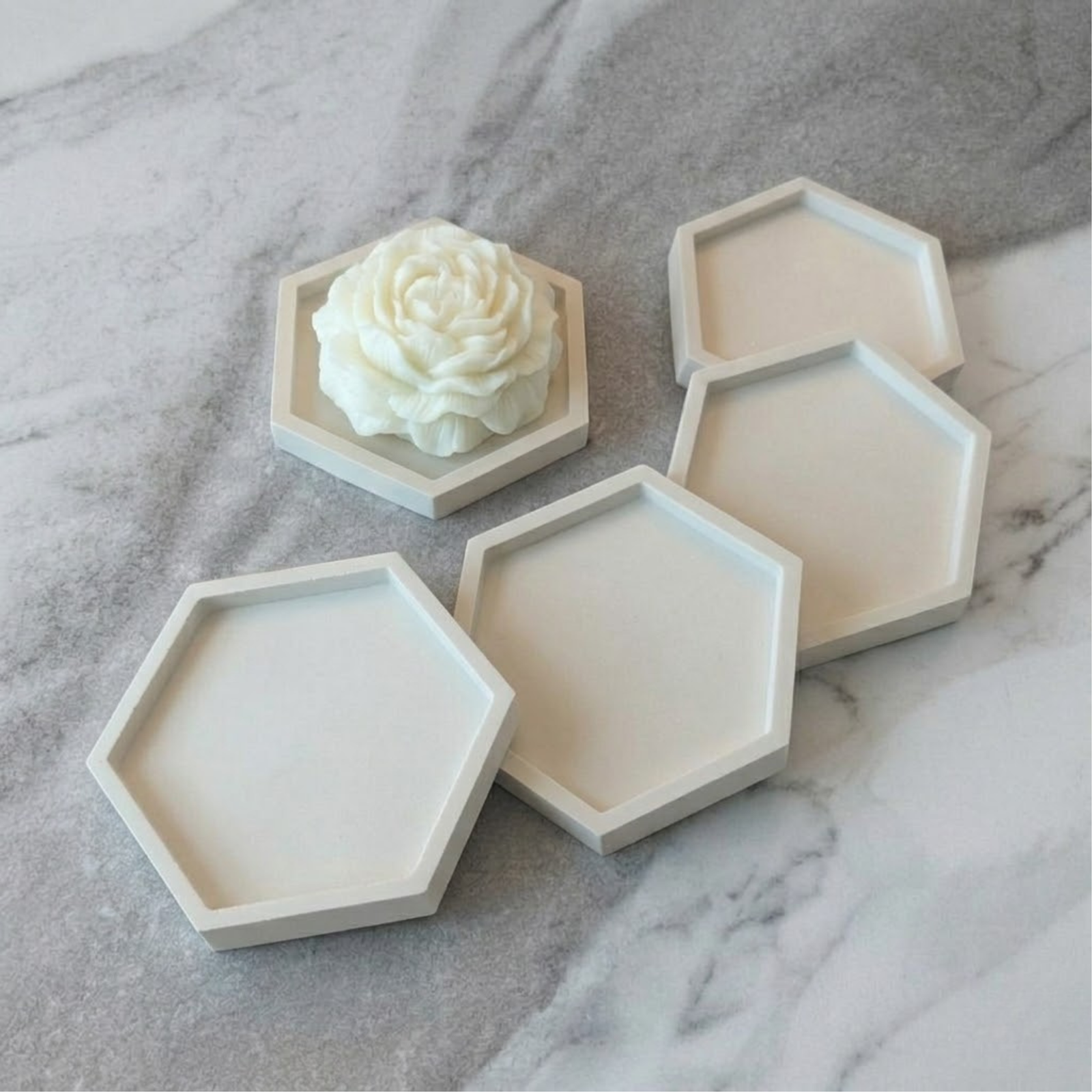 Hexagon Coasters view 4