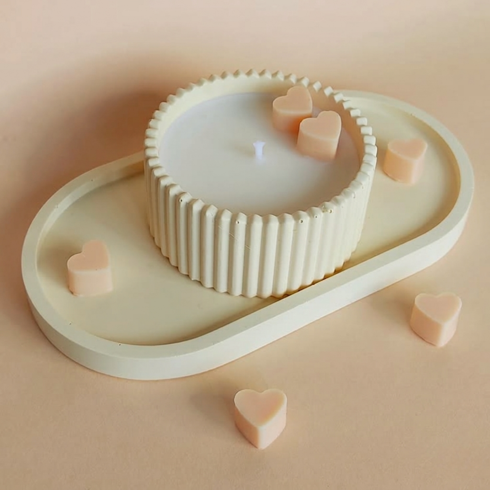 Mini Hearts Candle Set