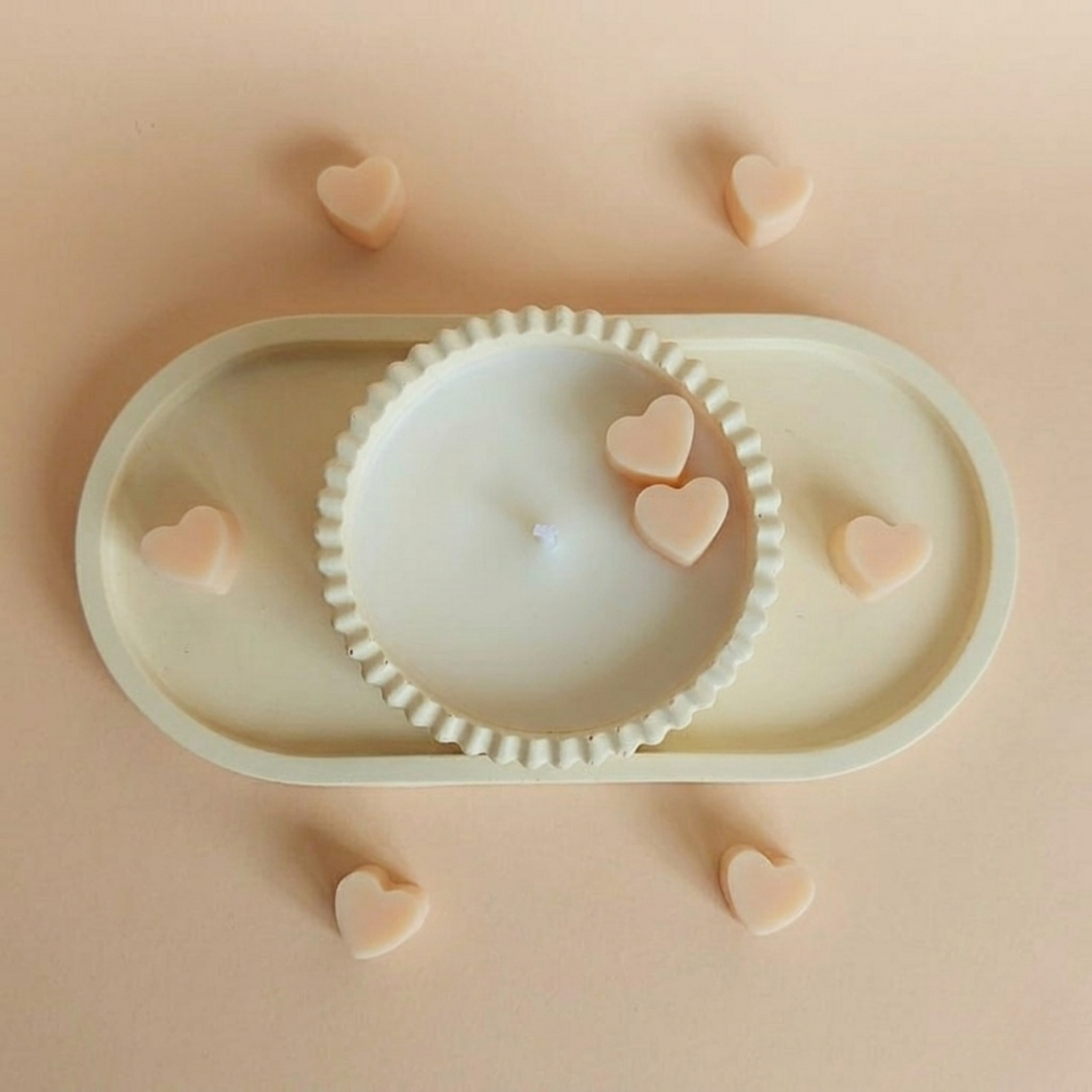 Mini Hearts Candle Set view 4