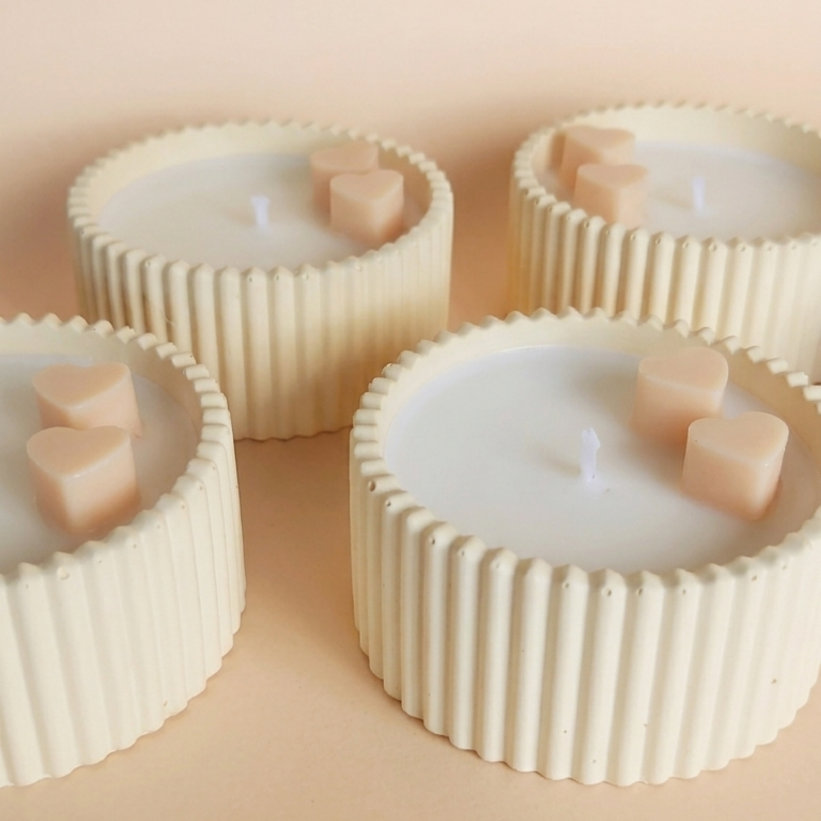 Mini Hearts Candle Set view 6