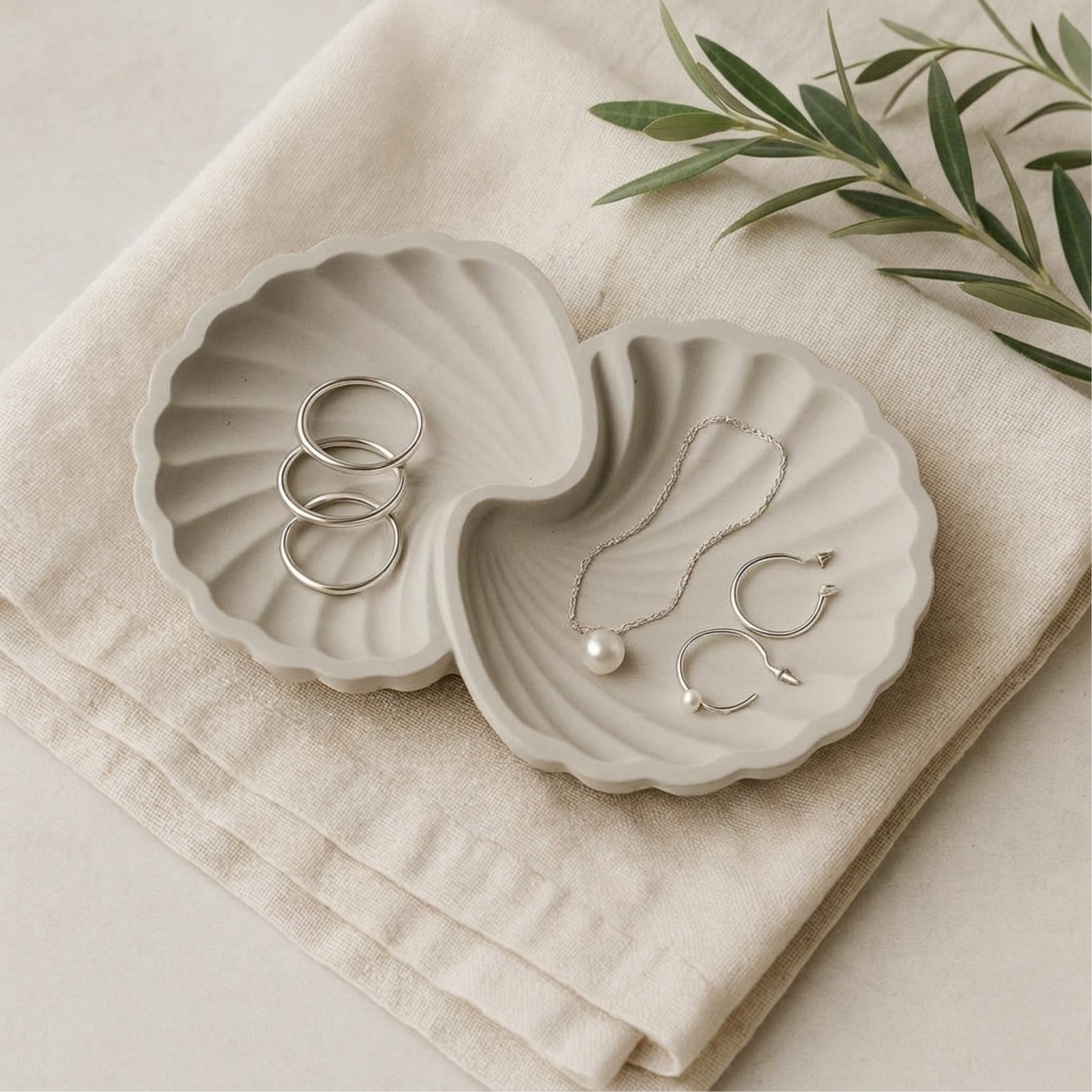 Shell Swirl Tray view 2